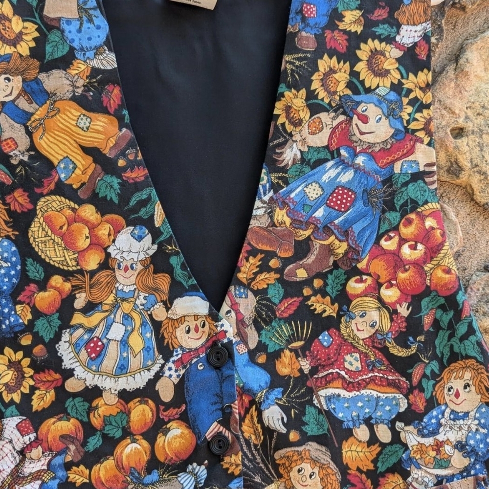 Colorful Patchwork Vest - image 2